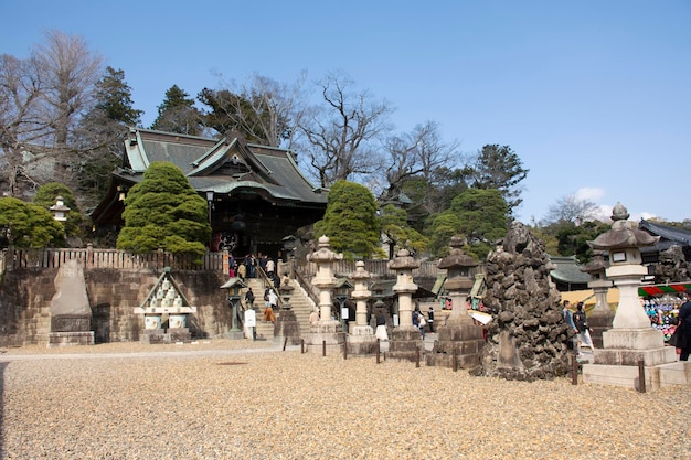 Naritasan Shinshoji-Tempel in der Stadt Narita für Japaner und ausländische Reisende, die am 31. März 2019 in Tokio, Japan, in der Präfektur Chiba den Gottengel besuchen und beten