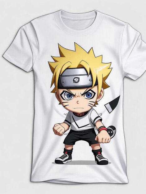 Camiseta Camisa Boruto Uzumaki Naruto Anime Desenho Kids 26