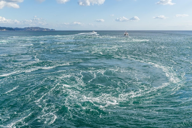 Naruto-Whirlpools in Tokushima, Japan