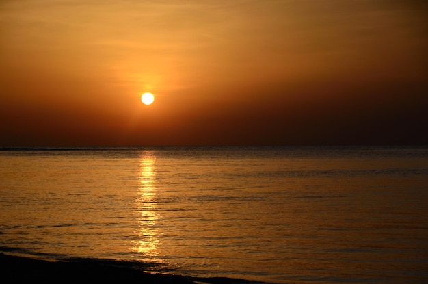 Nascer do sol de férias