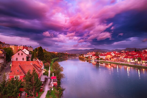 Nascer do sol em Maribor