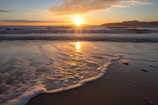 Pôr do Sol na Praia - Quebra-Cabeça - Geniol