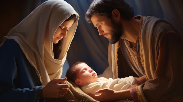 Nascimento de Jesus A Sagrada Família Jesus Maria e José