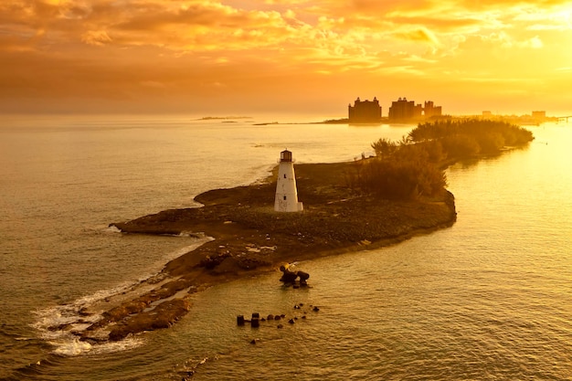 Nassau Bahamas ao amanhecer