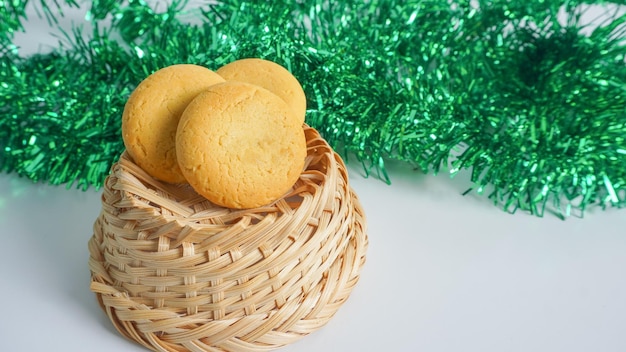 Nastar es galletas de tarta de piña Galletas muy populares de Indonesia para servir para celebrar Hari Raya