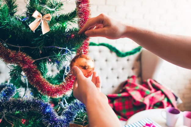 Natal ano novo férias inverno natal festa conceito de casa