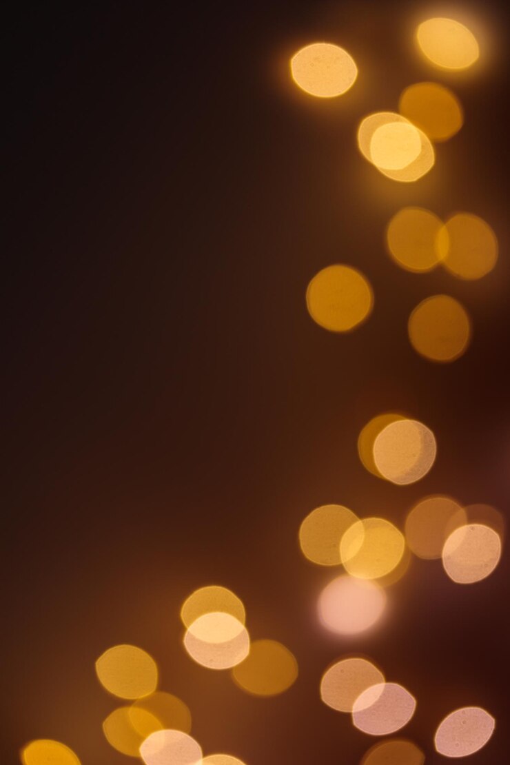 Natal e Feliz Ano Novo em bokeh desfocado com fundo de bandeira de nevasca