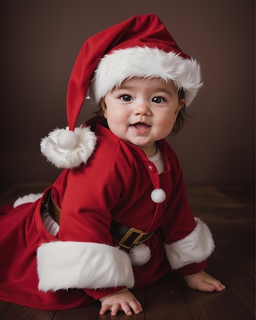 Natal fofo papai noel bebê