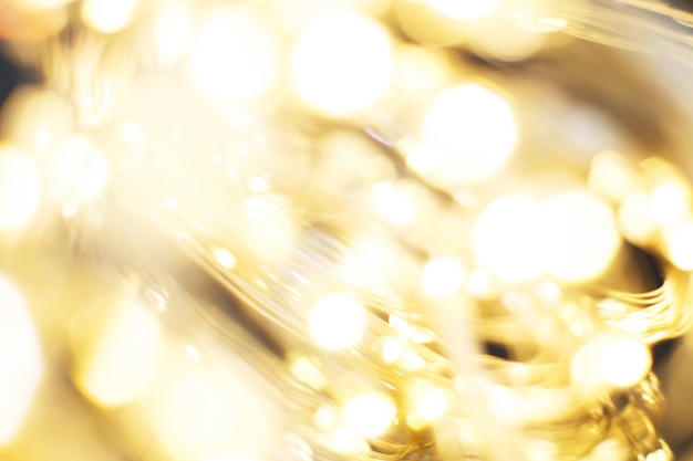 Natal lindo fundo dourado brilhante brilha festivo bokeh desfocado