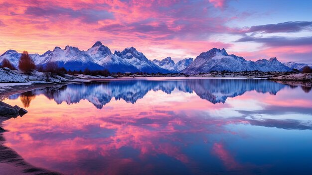 Foto national geographic-stil hd-foto mit einer wunderschönen landschaft