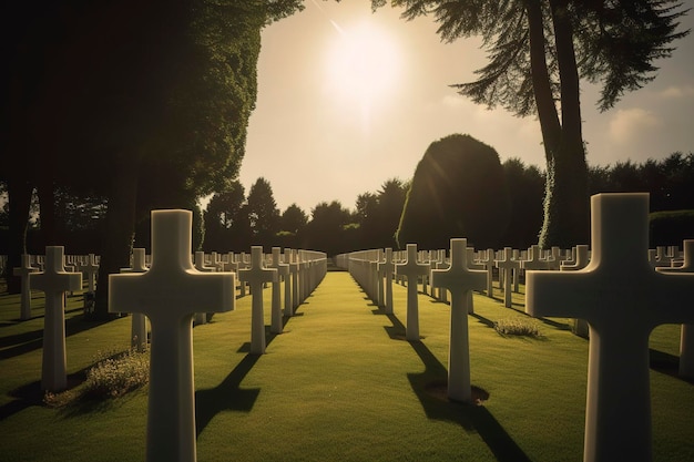 Nationaler Friedhof erzeugt ai