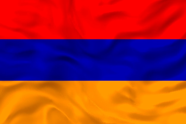 Nationalflagge Armeniens Hintergrund mit Flagge Armeniens