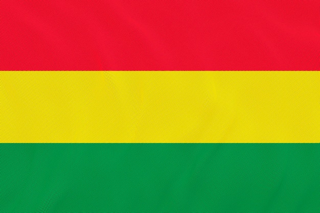 Nationalflagge Boliviens Hintergrund mit Flagge Boliviens