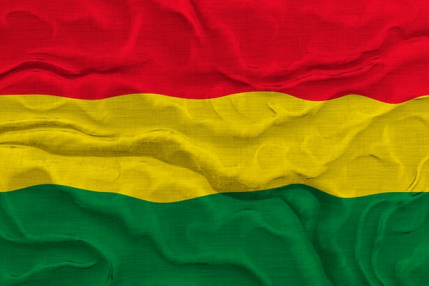 Nationalflagge Boliviens Hintergrund mit Flagge Boliviens