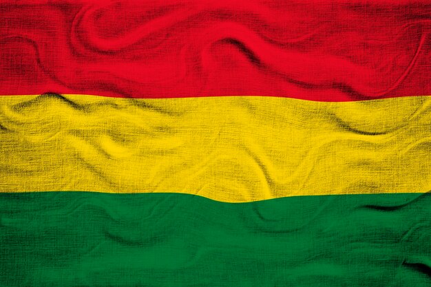 Nationalflagge Boliviens Hintergrund mit Flagge Boliviens