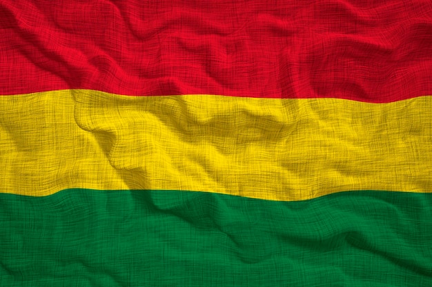 Nationalflagge Boliviens Hintergrund mit Flagge Boliviens