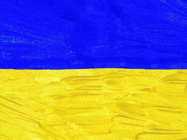 Nationalflagge der Ukraine Hintergrundtextur