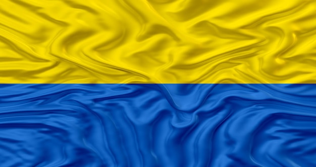 Nationalflagge der Ukraine.