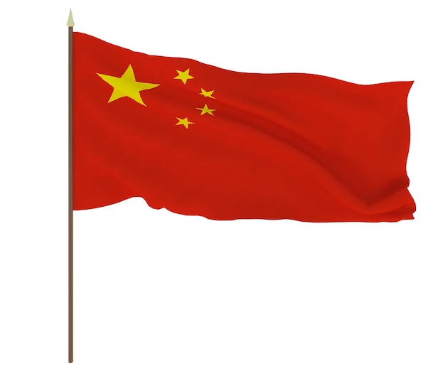 Nationalflagge der Volksrepublik China Hintergrund für Redakteure und Designer Nationalfeiertag