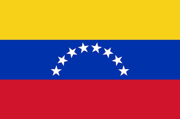 Nationalflagge Venezuelas Hintergrund mit Flagge Venezuelas