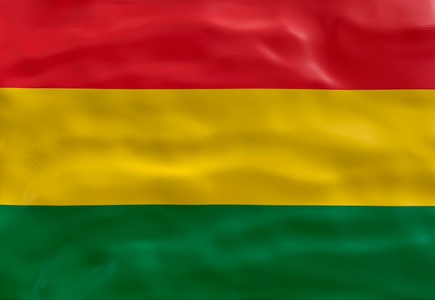 Nationalflagge von Bolivien Hintergrund mit Flagge von Bolivien