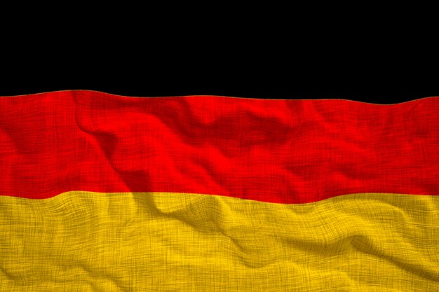 Nationalflagge von Deutschland Hintergrund für Redakteure und Designer Nationalfeiertag