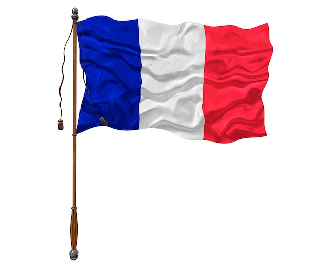 Nationalflagge von Frankreich Hintergrund mit Flagge von Frankreich