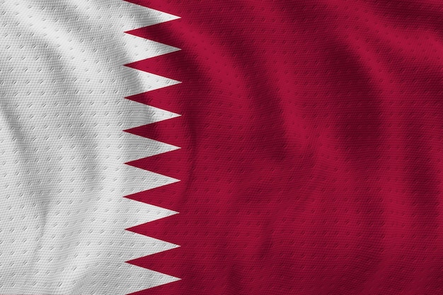 Nationalflagge von Katar Hintergrund mit Flagge von Katar