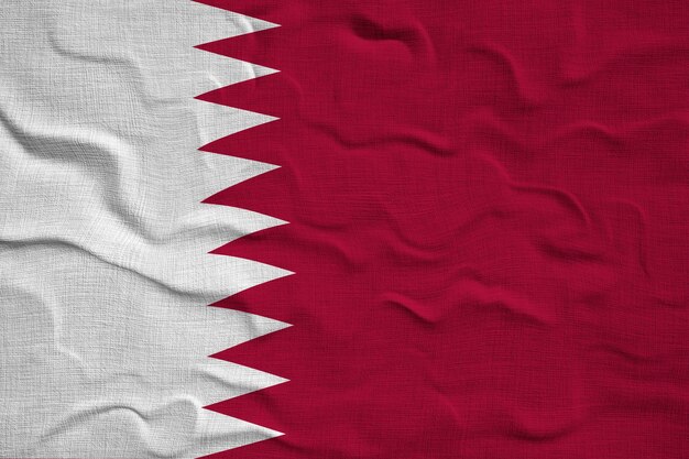 Nationalflagge von Katar Hintergrund mit Flagge von Katar