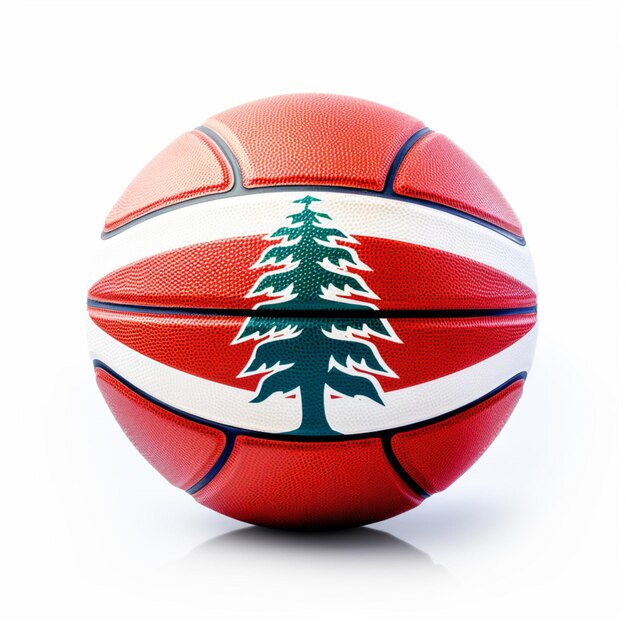 Foto nationalsport des libanon mit weißem hintergrund hoch