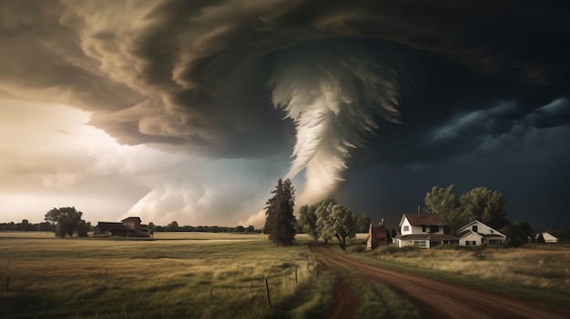 Foto natürliche katastrophe tornado