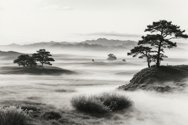 Foto natürliche landschaften in china