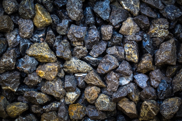 Natürliche schwarze Kohlen für Hintergrunddesign Industrielle Kohlen Energie aus vulkanischem Gestein auf der Erde