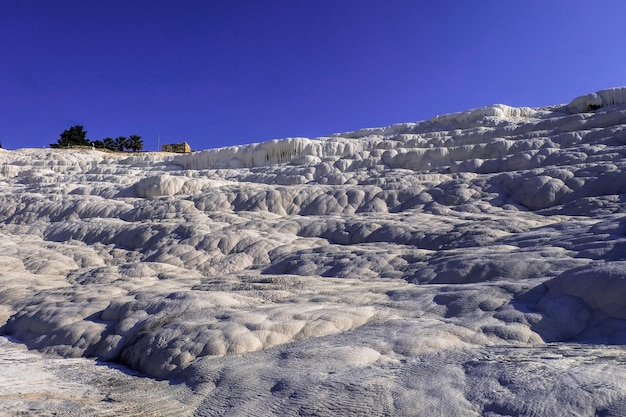 Natürliche Travertin-Pools in Pamukkale Pamukkale Türkei