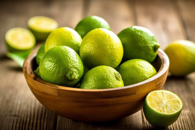 Natürlicher Hintergrund mit Zitrus-Lime- und Zitronenscheiben