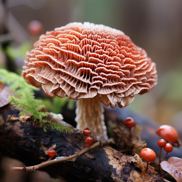 natürlicher Pilz im Wald