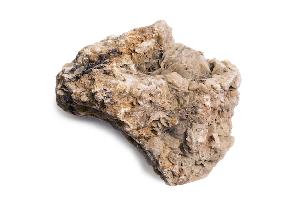 Natürliches Mineral isoliert