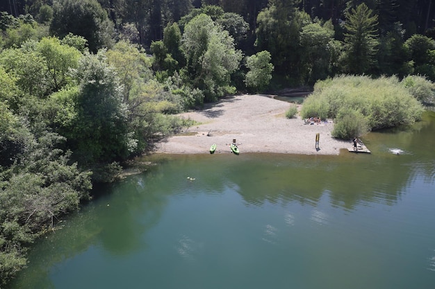 Natur am Russian River und am Strand