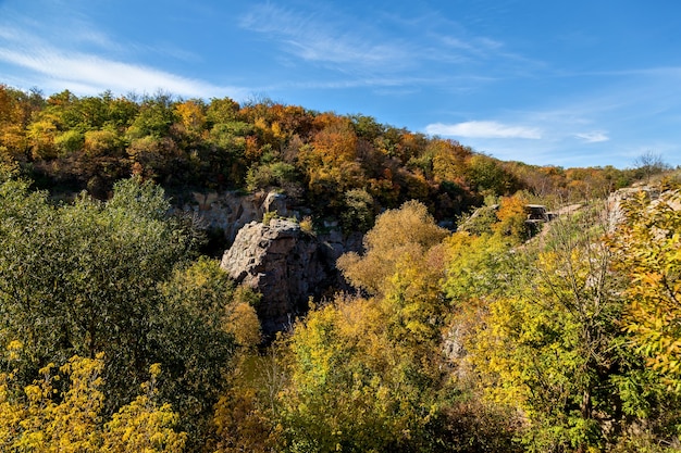 Natur im Herbst der Buchenschlucht Ukraine Interessante Orte und Reisen in der Ukraine