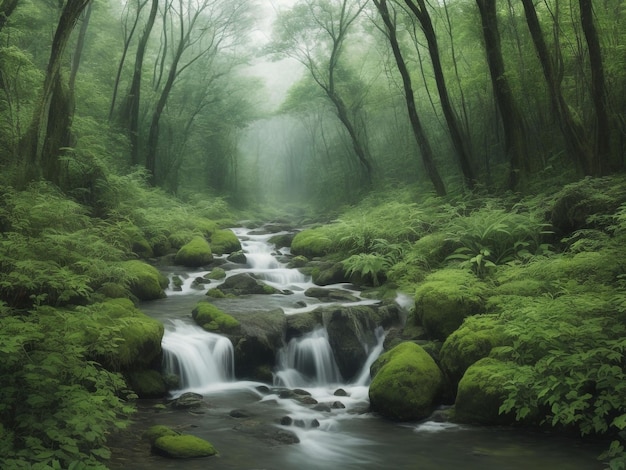 Natur schöne Nahaufnahme Bild ai generiert