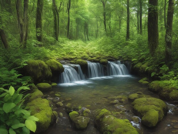 Natur schöne Nahaufnahme Bild ai generiert