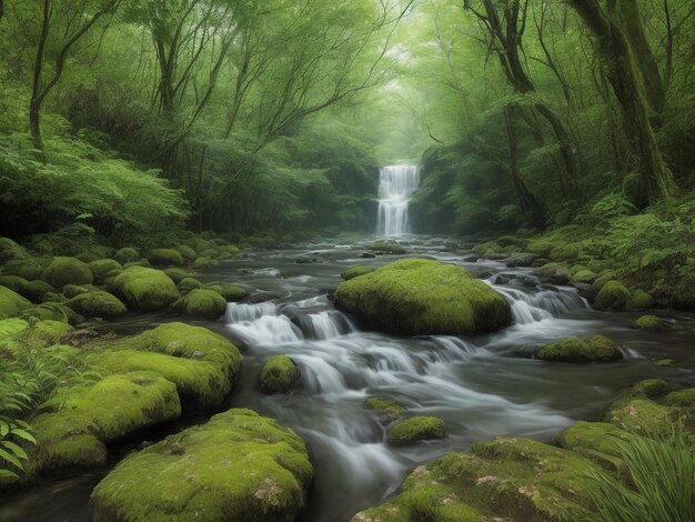 Natur schöne Nahaufnahme Bild ai generiert