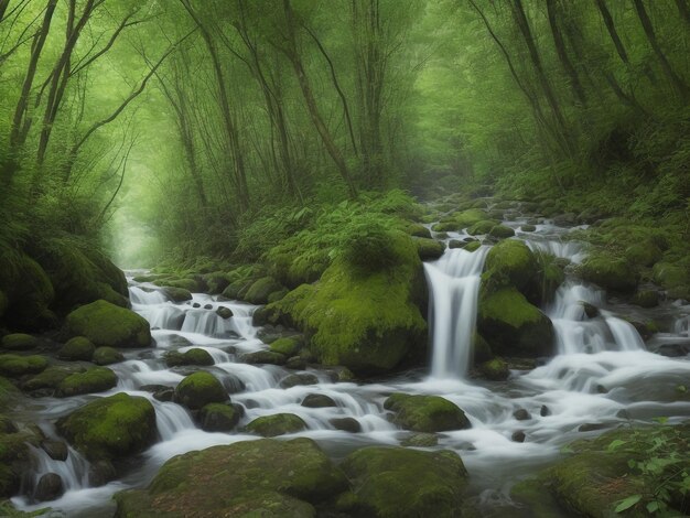 Natur schöne Nahaufnahme Bild ai generiert