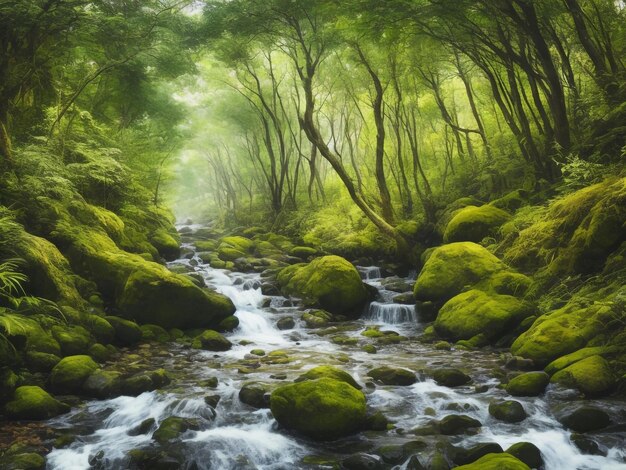 Natur schöne Nahaufnahme Bild ai generiert