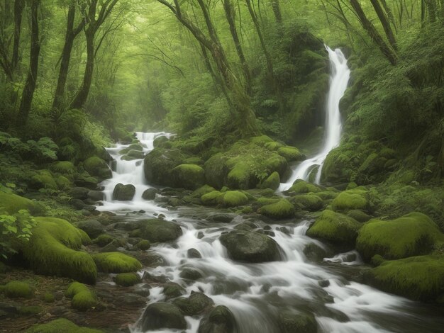 Natur schöne Nahaufnahme Bild ai generiert