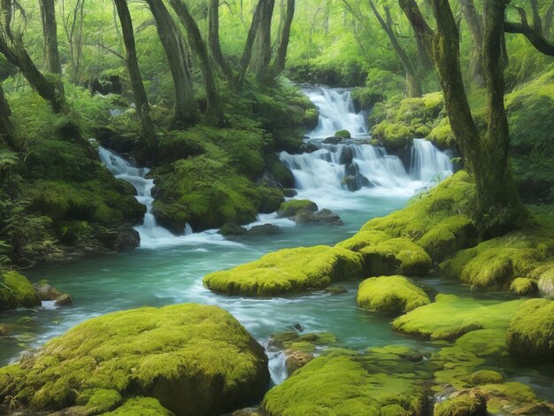 Natur schöne Nahaufnahme Bild ai generiert