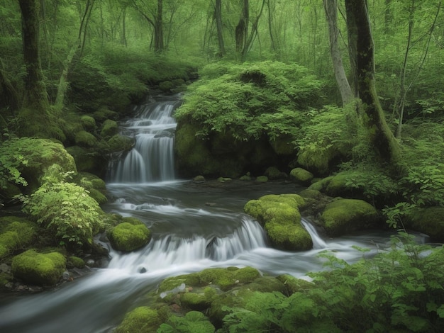 Natur schöne Nahaufnahme Bild ai generiert