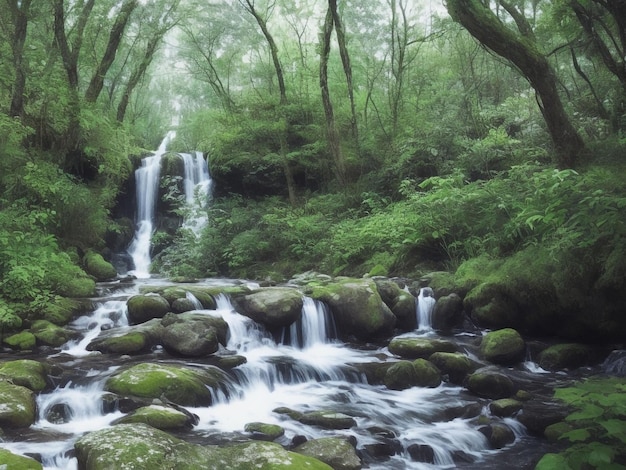 Natur schöne Nahaufnahme Bild ai generiert