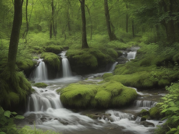 Natur schöne Nahaufnahme Bild ai generiert