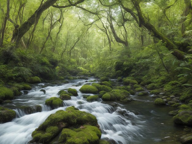 Natur schöne Nahaufnahme Bild ai generiert